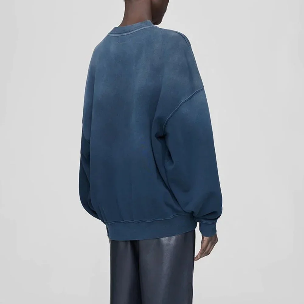 Anine Bing Blue Crewneck - Picture 2 of 11